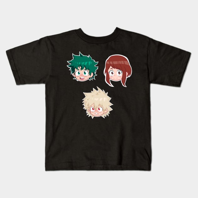 Boku no hero academia Kids T-Shirt by HeyMrDeath